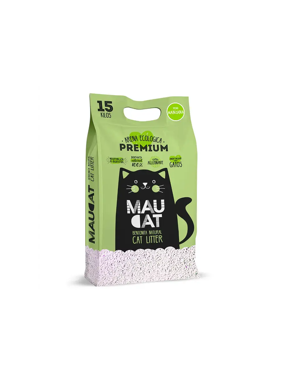 MauCat Arena Premium Manzana 15Kg (Ex Pipicat) 1