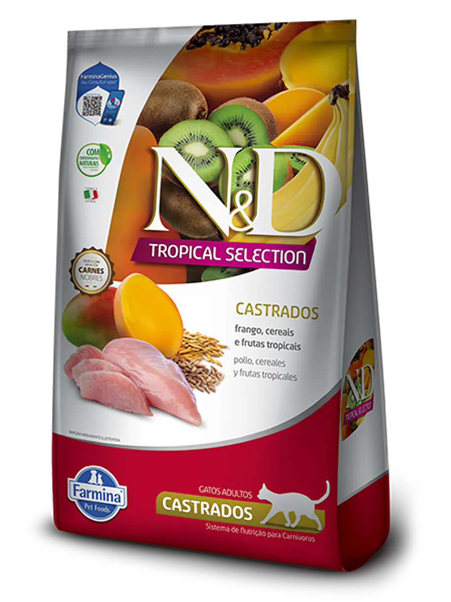 N&D Tropical Pollo Gato Castrado 7 KG 1
