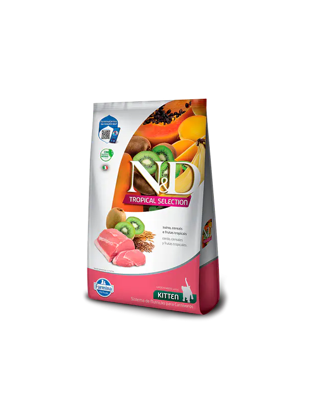 N&D Tropical Cerdo Gato Kitten 7 KG 1