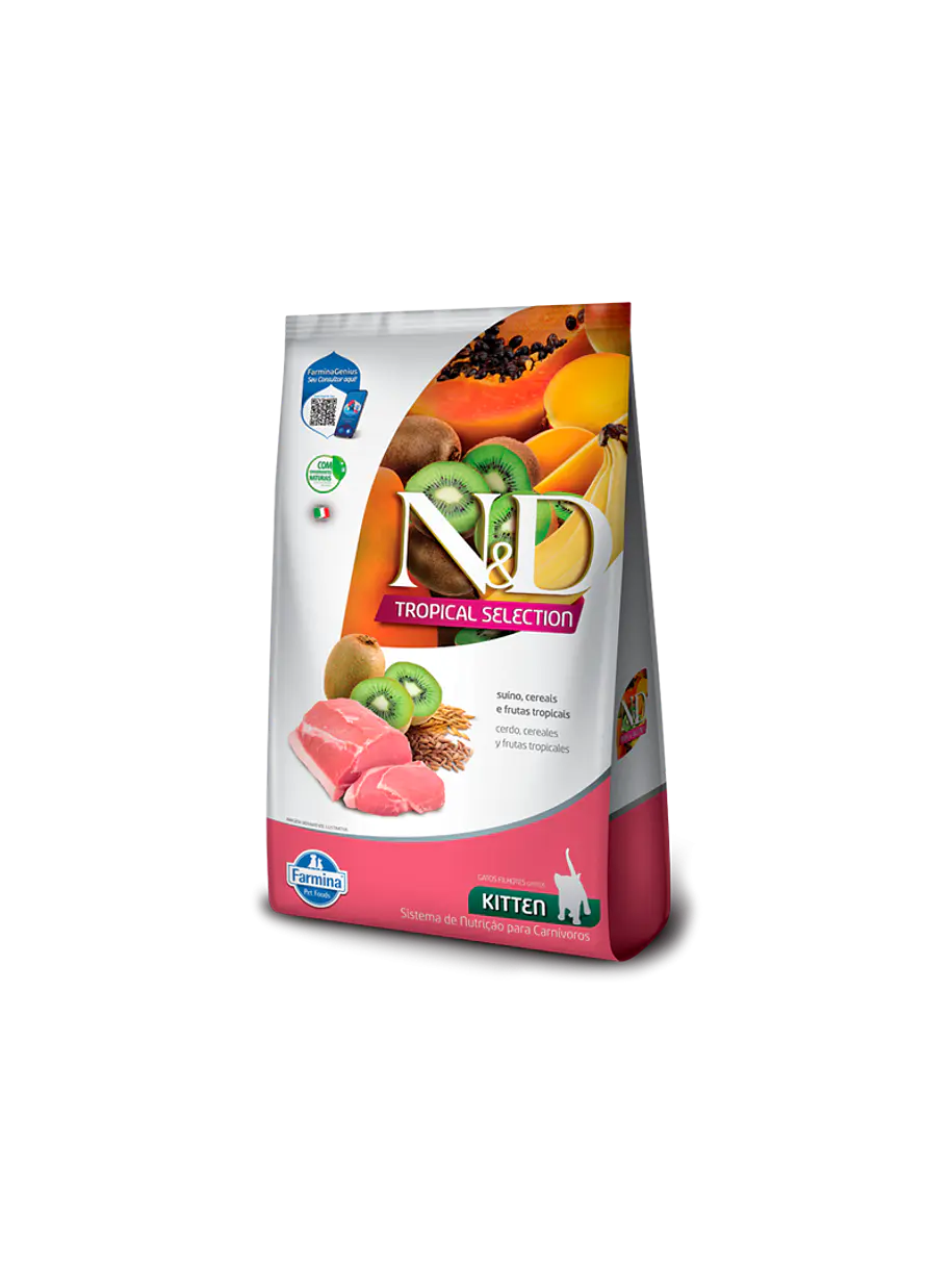 N&D Tropical Cerdo Gato Kitten 7 KG 1