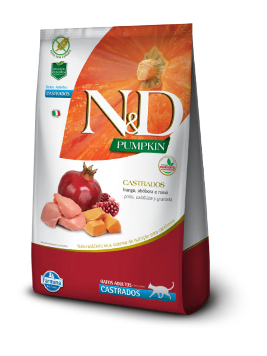 N&D Pumpkin Pollo y Calabaza Gato Castrado 7,5KG 1