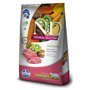 N&D Tropical Cerdo Gato Castrado 1,5 KG