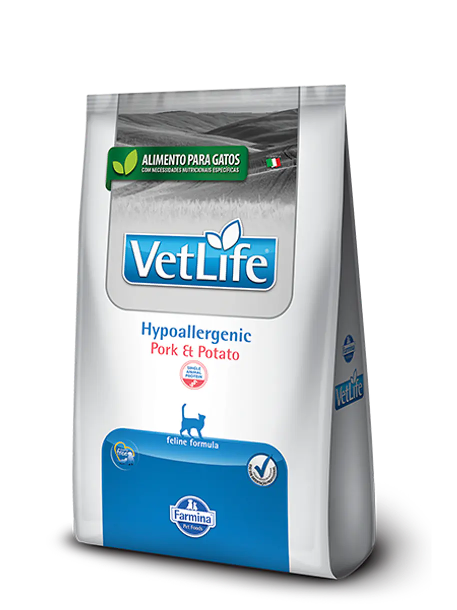 Vetlife Gato Hipoalergenic Cerdo y Patata 2KG 1