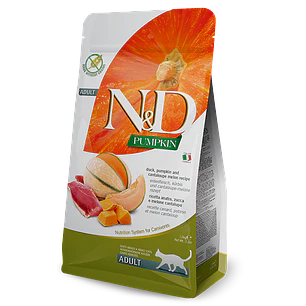 N&D Pumpkin Pato Calabaza y Melón Gato 7,5KG