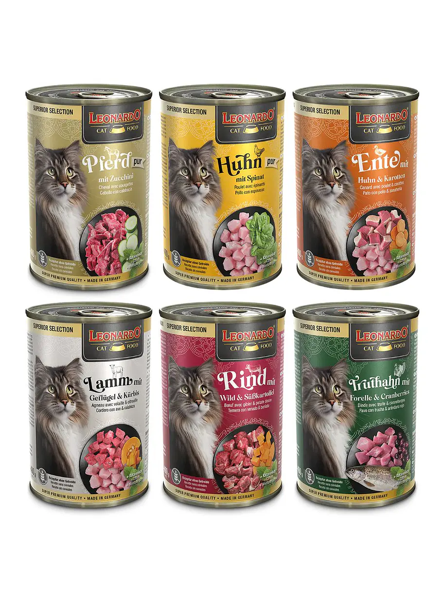 Leonardo Superior Selection Pack 3 Latas 400g Variedades 9