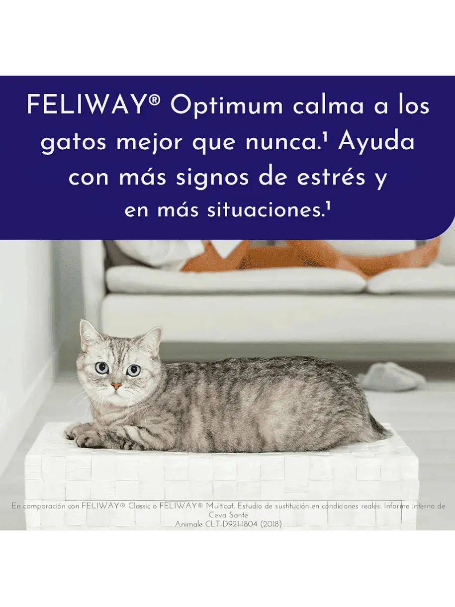 Feliway Optimum Difusor Con Recarga 48ml 5