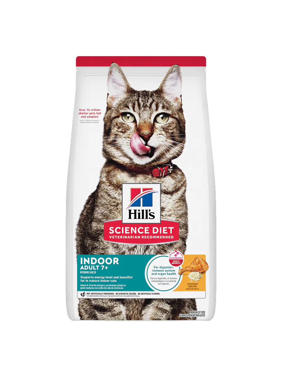 Hill's Science Diet Gato Adulto Indoor 7+ 1.58Kg 1