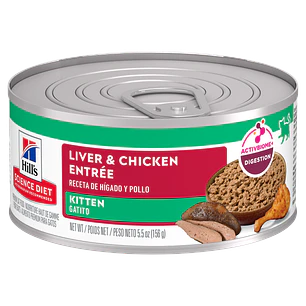 Hill's Science Diet Lata Gato Kitten Liver Pollo
