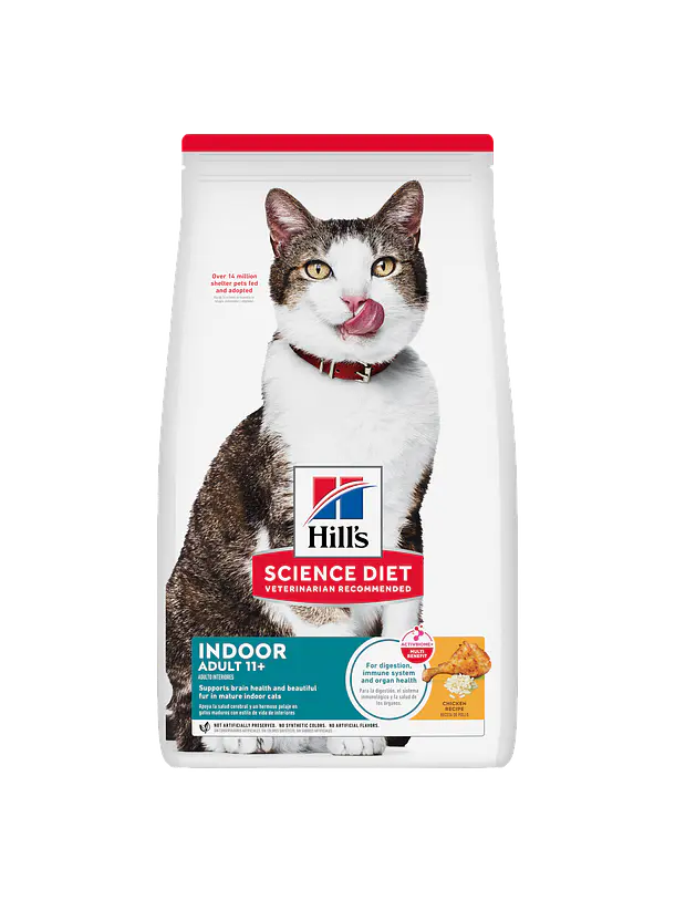 Hill's Science Diet Gato Adulto Indoor 11+ 1.58Kg 1