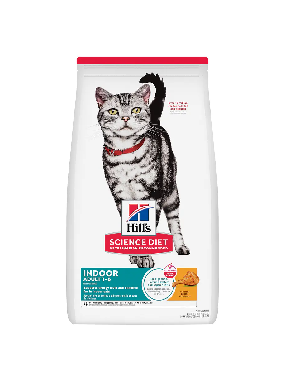 Hill's Science Diet Gato Adulto Indoor 1-6 años 1.58Kg 1