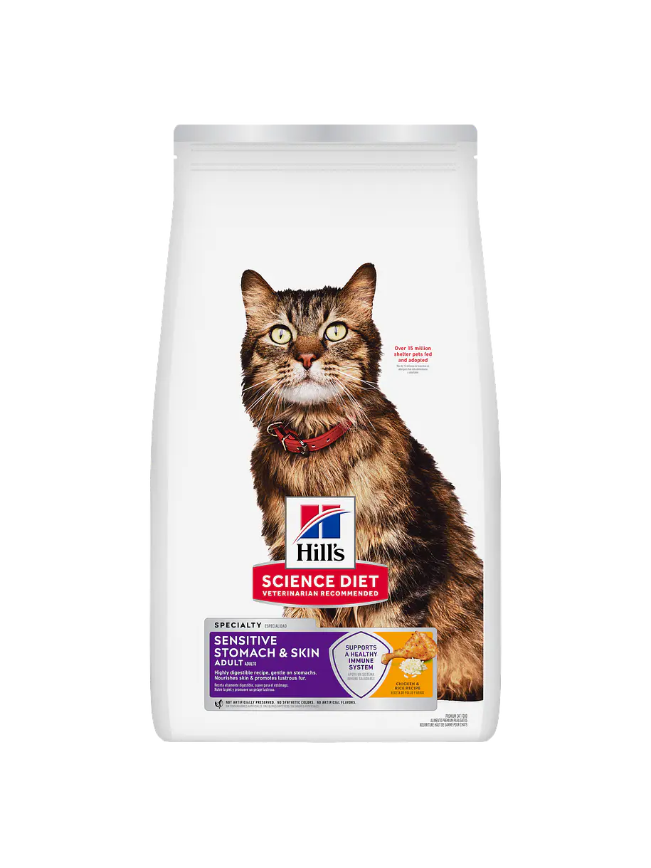 Hill's Science Diet Gato Adulto Sensitive Stomach & Skin1.58Kg 1