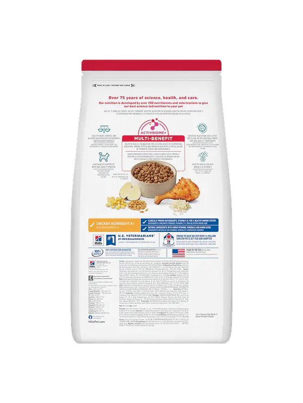 Hill's Science Diet Gato Adulto Indoor 7+ 1.58Kg 2