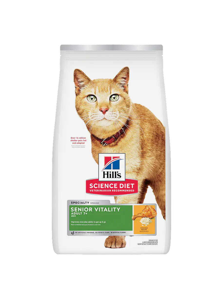 Hill's Science Diet Gato Senior Vitality 7+ 1.36Kg 1