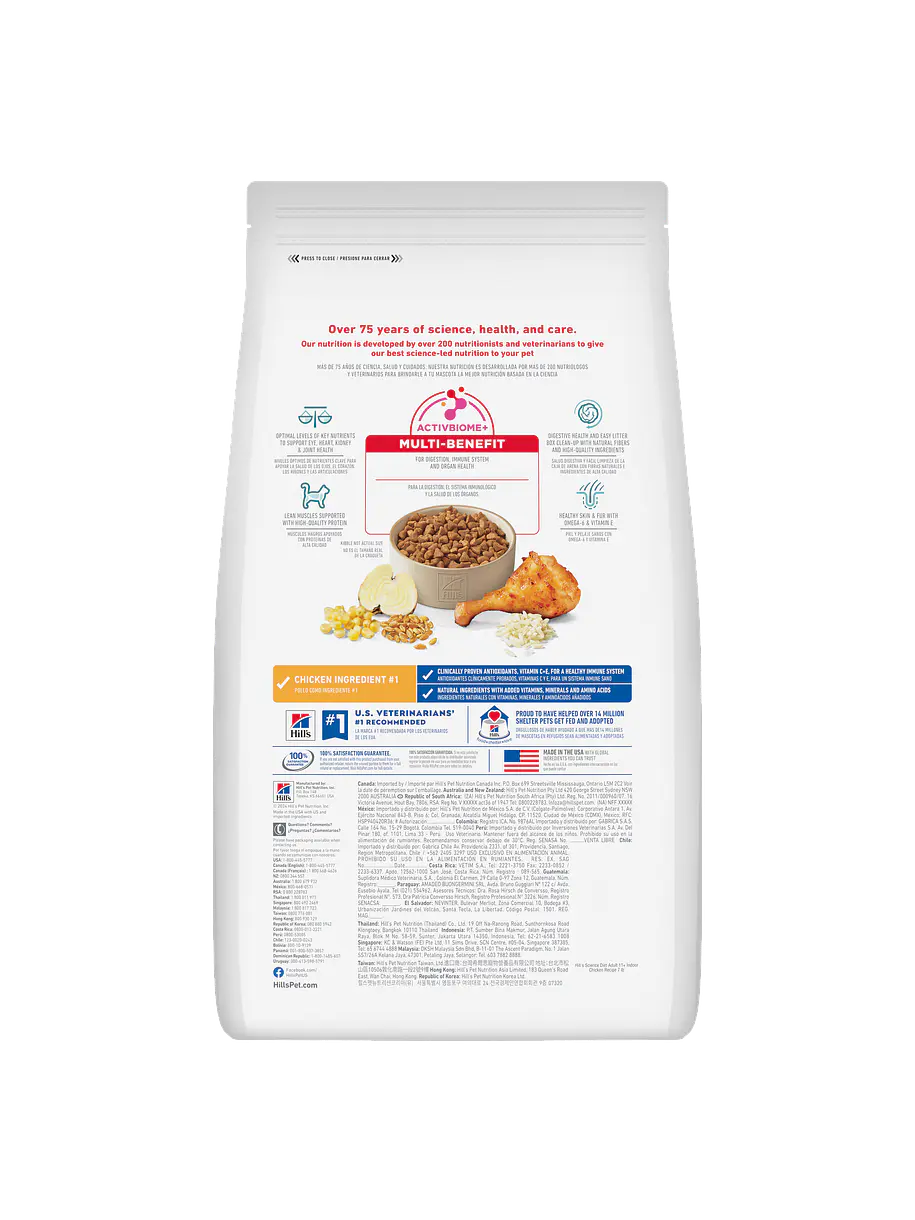 Hill's Science Diet Gato Adulto Indoor 11+ 1.58Kg 2