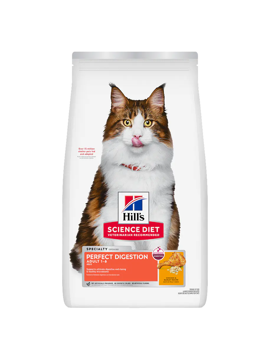 Hill's Science Diet Gato Adulto Perfect Digestion 1.58Kg 1