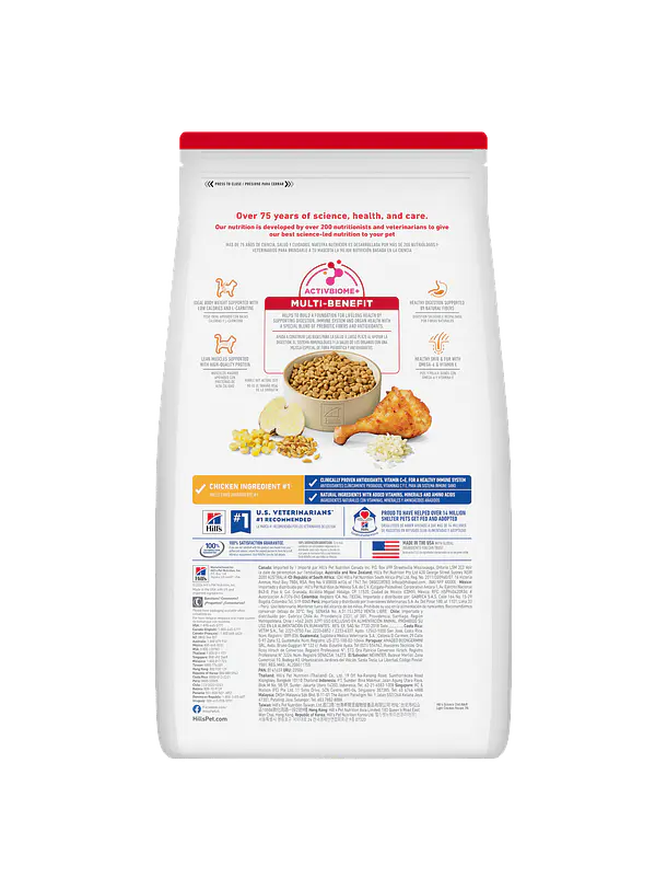 Hill's Science Diet Gato Adulto Light 1-6 años 1.58Kg 2