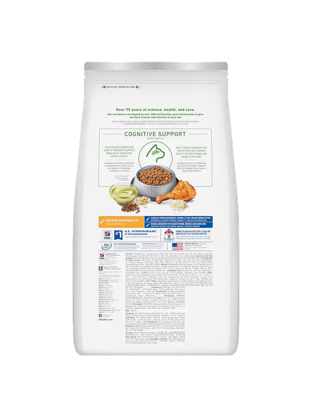 Hill's Science Diet Gato Senior Vitality 7+ 1.36Kg 2