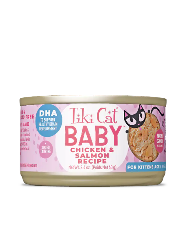 Tiki Cat Lata Baby Whole Foods Chicken & Salmon 70gr 1
