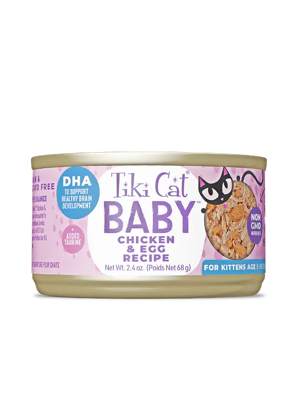 Tiki Cat Lata Baby Whole Foods Chicken & Egg 70gr 1