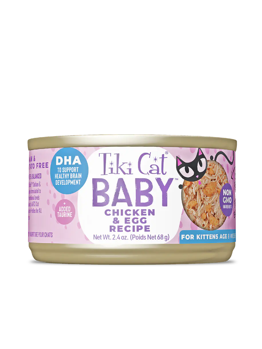 Tiki Cat Lata Baby Whole Foods Chicken & Egg 70gr 1