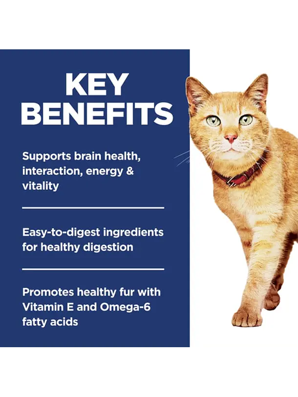 Hill's Science Diet Gato Senior Vitality 7+ 1.36Kg 4