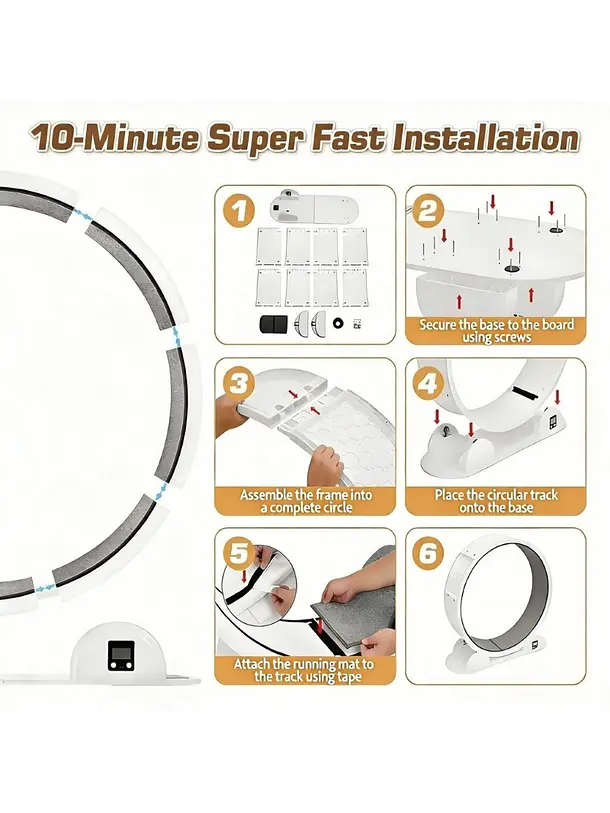 Rueda de Ejercicio Smart Caminadora Para Gatos 2