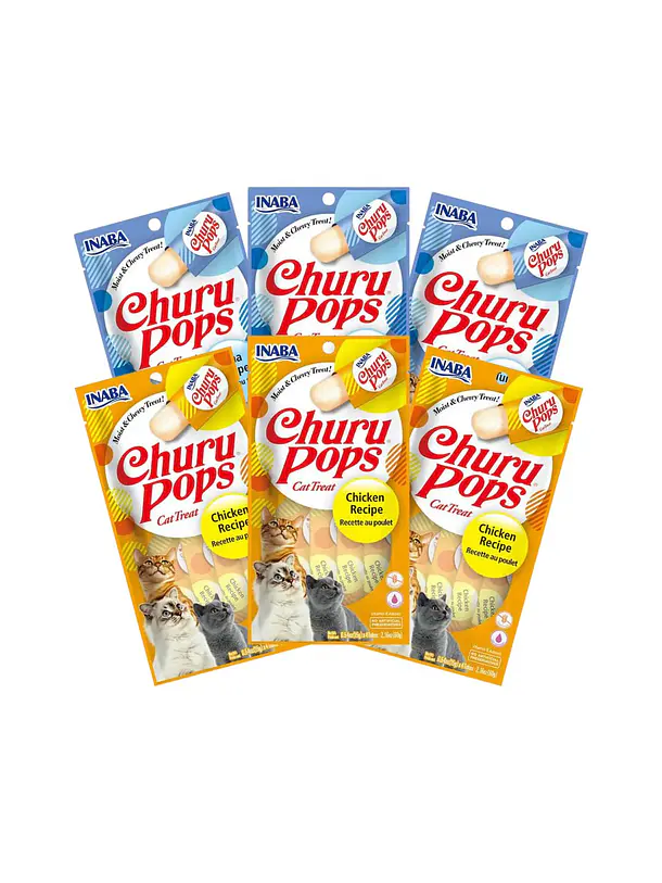 Churu Pops Variedades Pack 6 Unidades 24 Tubos 1