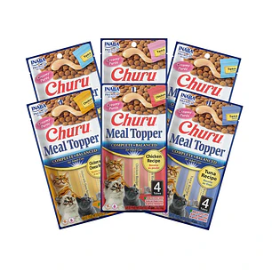 Churu Meal Topper Variedades Pack 6 Unidades 24 Tubos