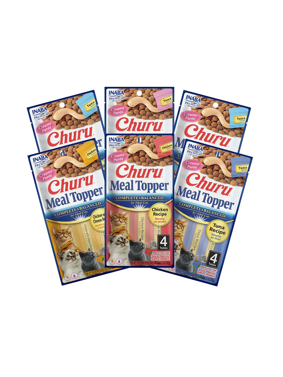 Churu Meal Topper Variedades Pack 6 Unidades 24 Tubos 1