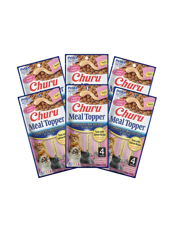 Churu Meal Topper Variedades Pack 6 Unidades 24 Tubos 2
