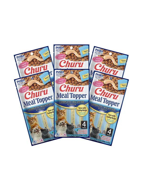 Churu Meal Topper Variedades Pack 6 Unidades 24 Tubos 5