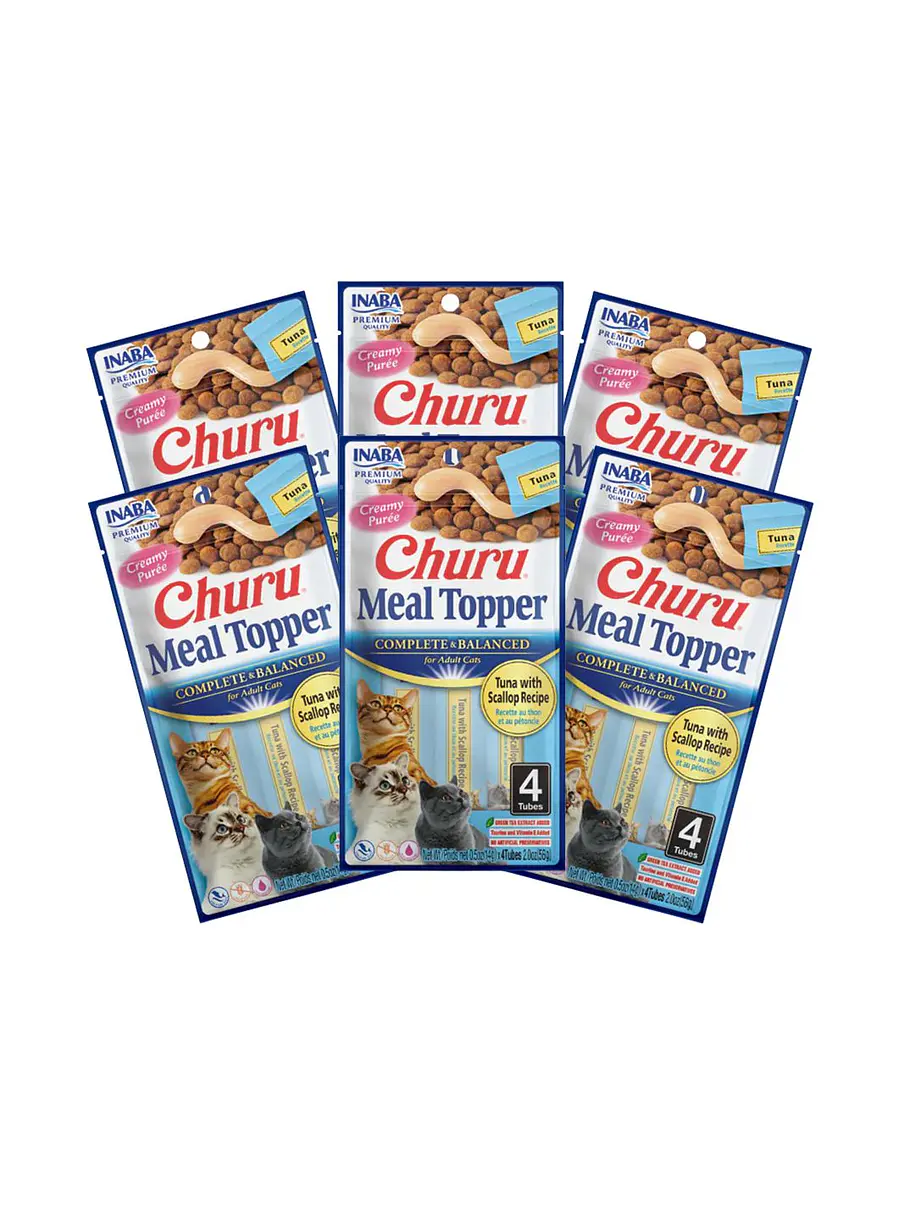 Churu Meal Topper Variedades Pack 6 Unidades 24 Tubos 5