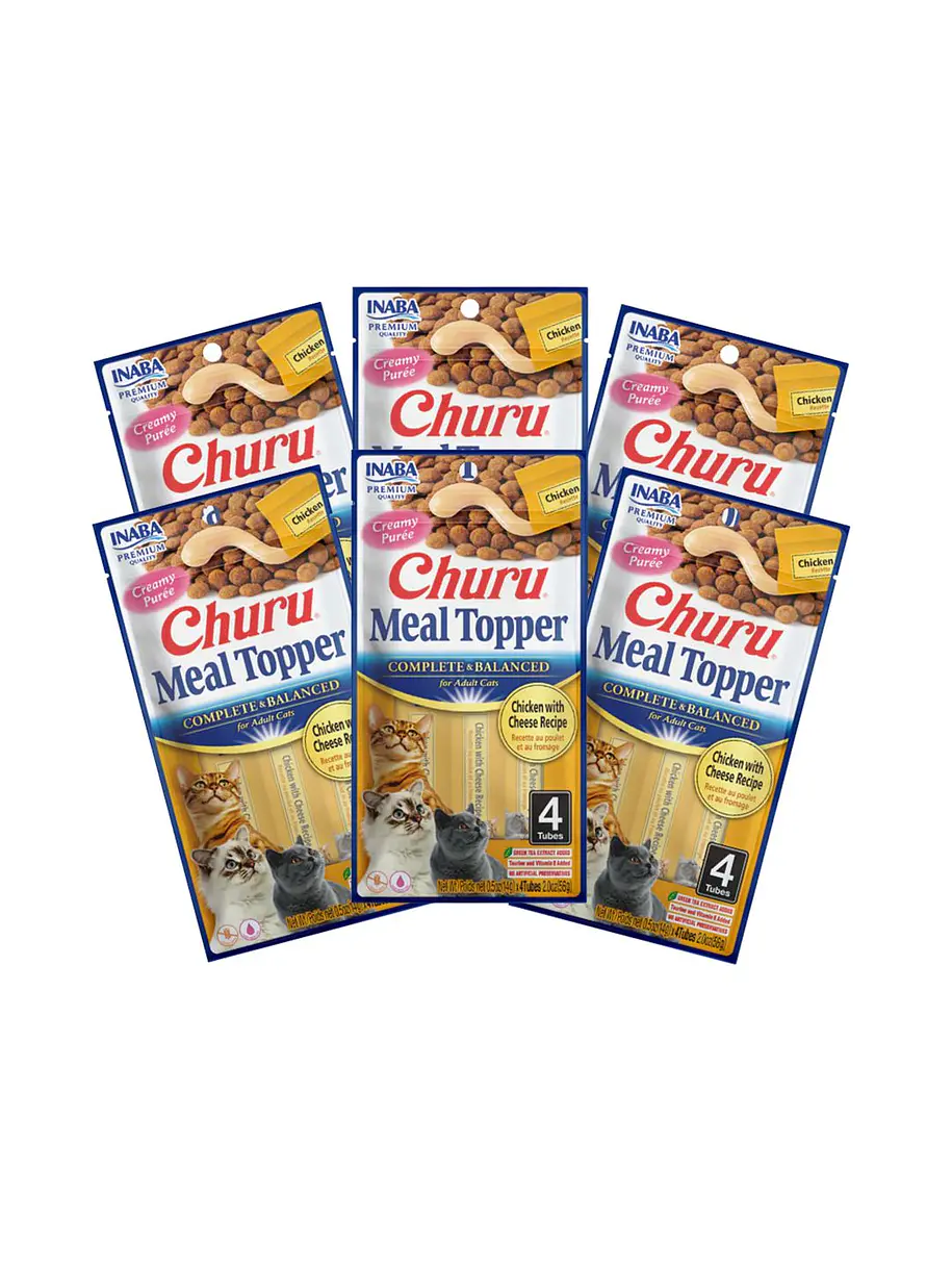 Churu Meal Topper Variedades Pack 6 Unidades 24 Tubos 6