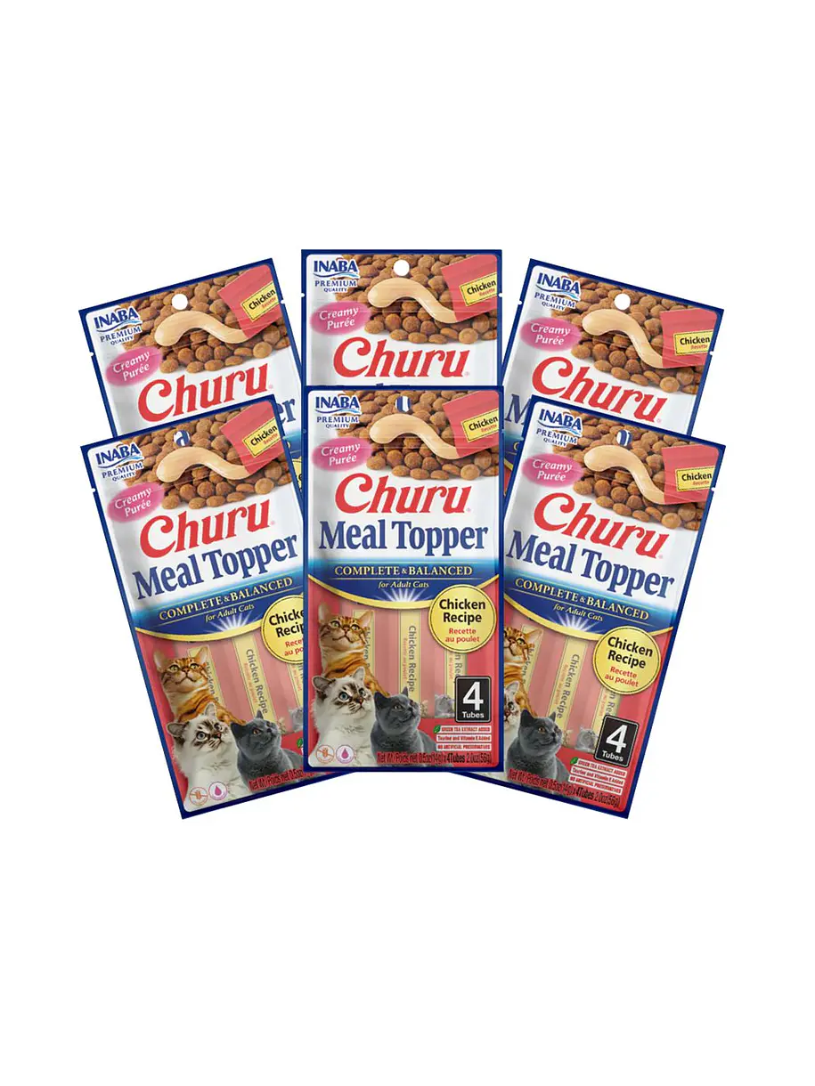 Churu Meal Topper Variedades Pack 6 Unidades 24 Tubos 4