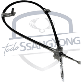 PIOLA FRENO MANO RH CON DISCO NEW MUSSO CORTA