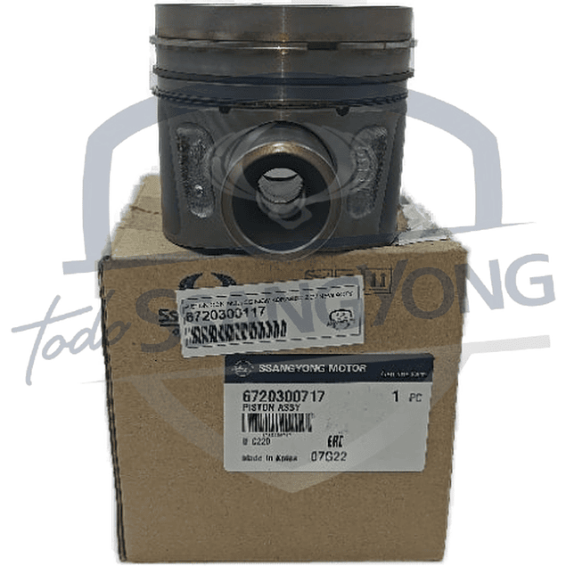 PISTON CON ANILLOS NEW KORANDO 2.2 / NEW ACTY