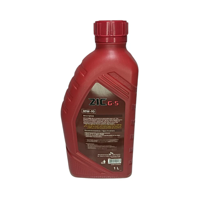 ACEITE 1LT 80W90 DIFERENCIAL ZIC