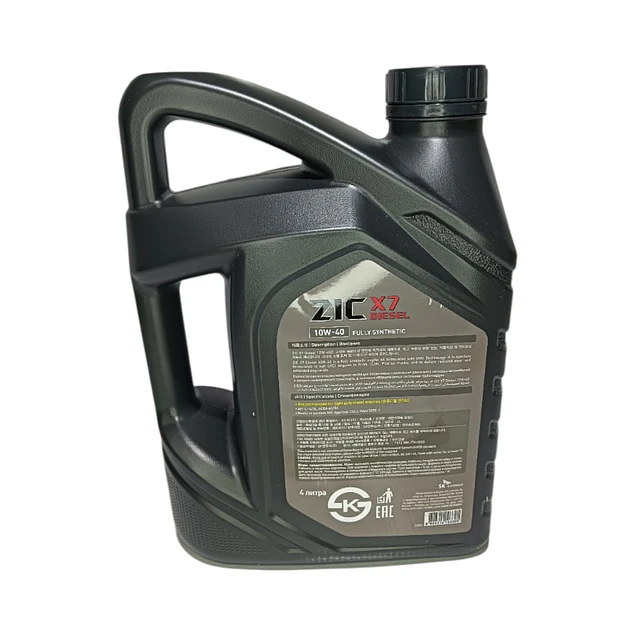 ACEITE 4LT 10W40 ZIC SINTETICO