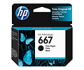 HP 667 Black | Tinta Original