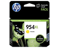HP 954XL Yellow | Alto Rendimiento | Tinta Original