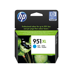 HP 951XL Cyan | Alto Rendimiento | Tinta Original