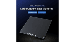 Superficie de Vidrio de Carbono Cr-6 SE 24,5cm x 25,5cm x 4mm de Impresora 3D | Repuestos 3D