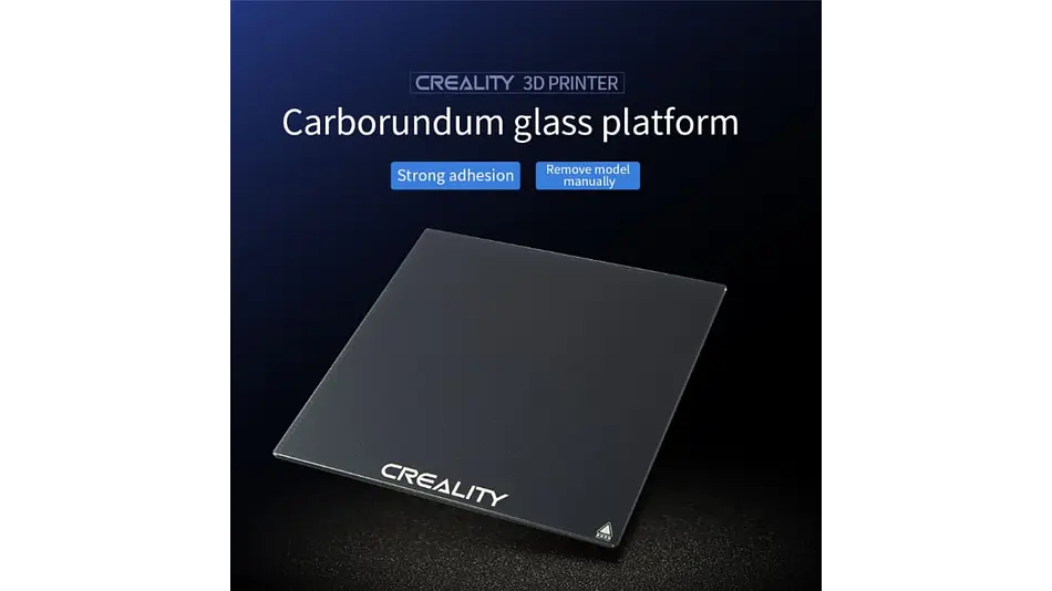 Superficie de Vidrio de Carbono Cr-6 SE 24,5cm x 25,5cm x 4mm de Impresora 3D | Repuestos 3D 2