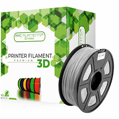 Filamento PLA Seda Plata 1kg Ppc | Filamentos