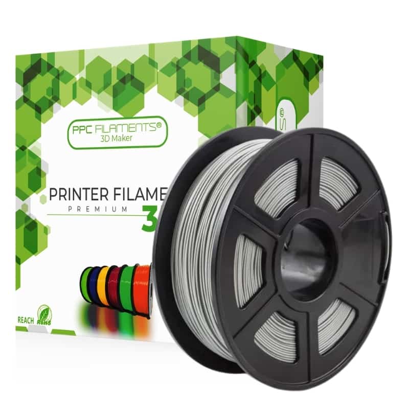 Filamento PLA Gris 1kg Ppc Filaments | Filamentos