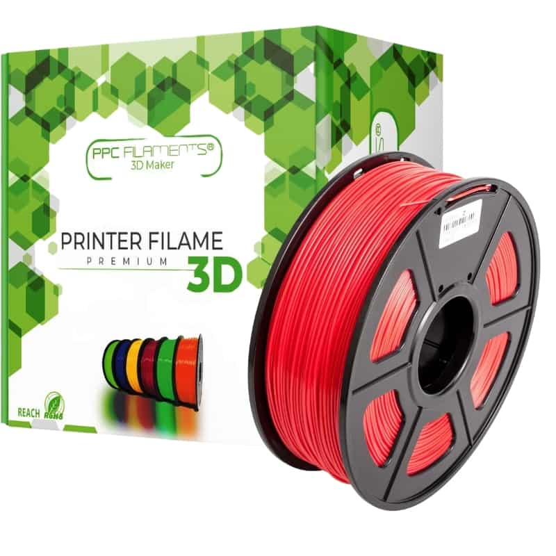 Filamento PLA+ Rojo 1kg Ppc Filaments | Filamentos