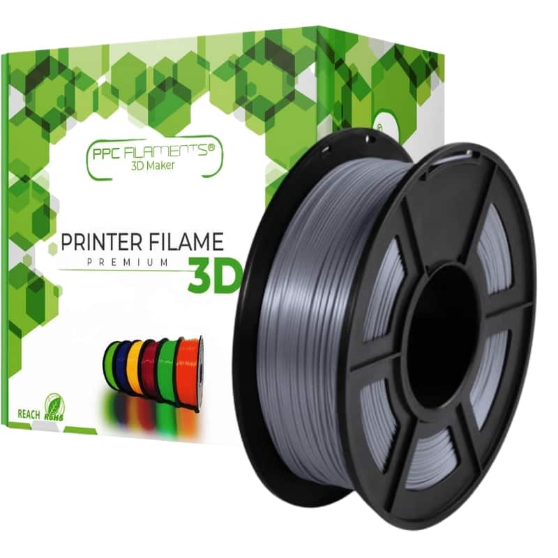 Filamento PLA+ Gris 1kg Ppc Filaments | Filamentos