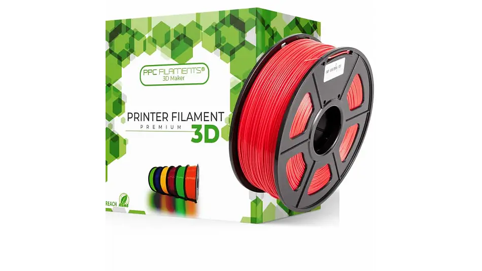 Filamento PETG Rojo 1kg TODOTONER.CL | Filamentos 1