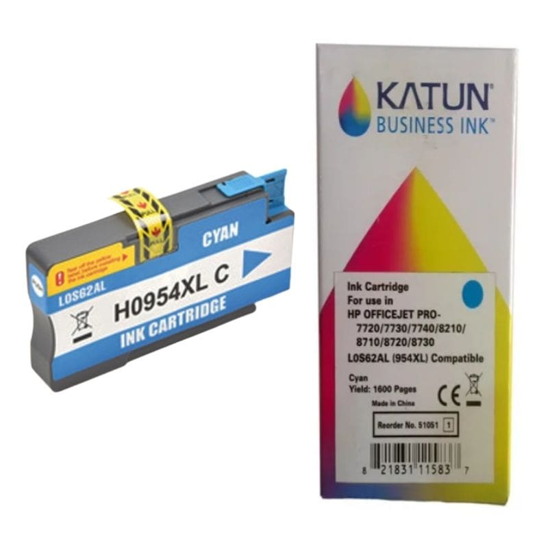 HP 954 XL Cyan | Tintas Alternativas Katun Business Remanufacturado