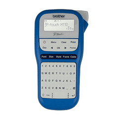 P-Touch PT-H110BW Brother | Etiquetadora Portátil | Azul con Blanco